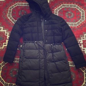Long down jacket